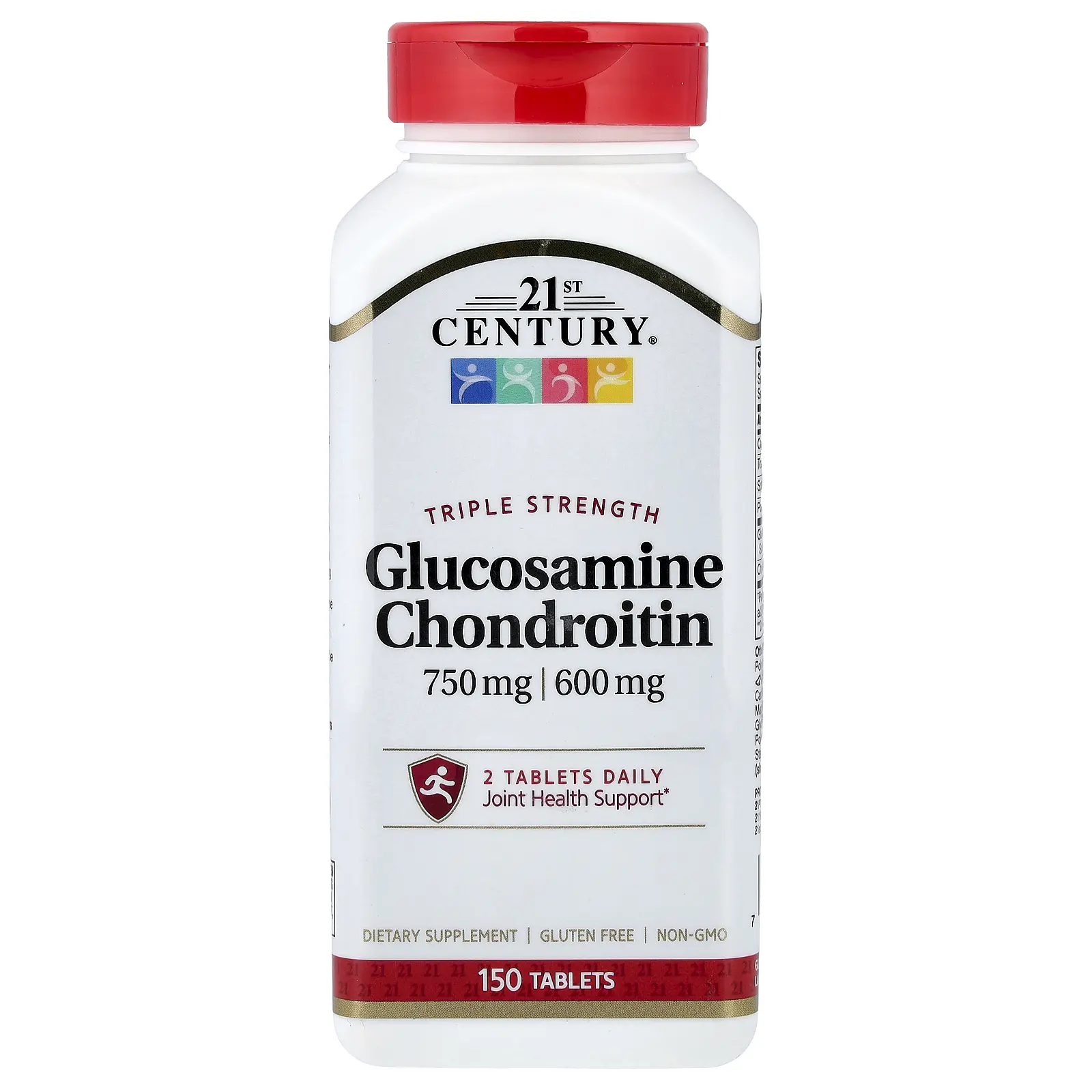 21st Century Glucosamine Chondroitin, Triple Strength, 150 Tablets | HSA/FSA Eligible