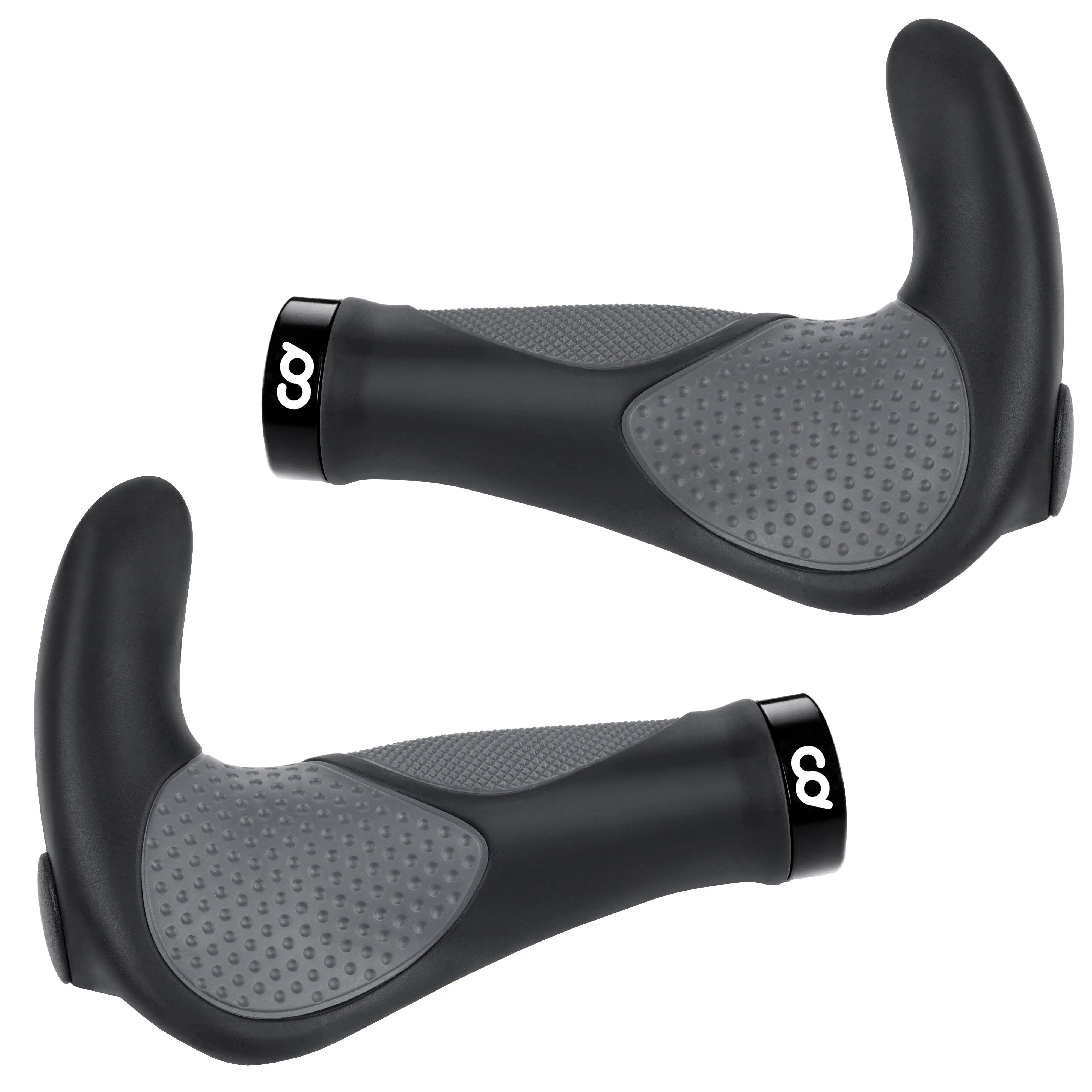 CyclingDeal Mountain Bike Grips Bicycle Handlebar Grips - Ergonomic Bike Grips Anti-Slip Design for MTB Grips - Soft Gel Bike Handlebar Grips - Quality Bike Handle Grips with Bike Bar Ends