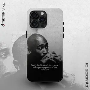 "Don't Talk Shit" Truth  Phone Case,Mindset Matters Phone Cover, Tupac Shakur Quote 17 Air Pro Max