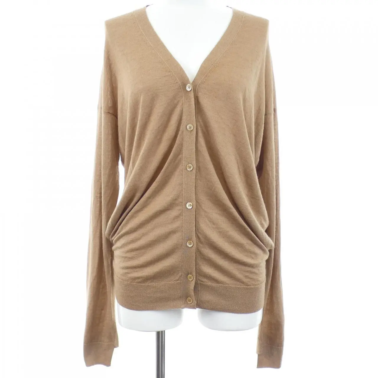 Pre-owned Celine Silk Small Leather Goods Cashmere Cardigan