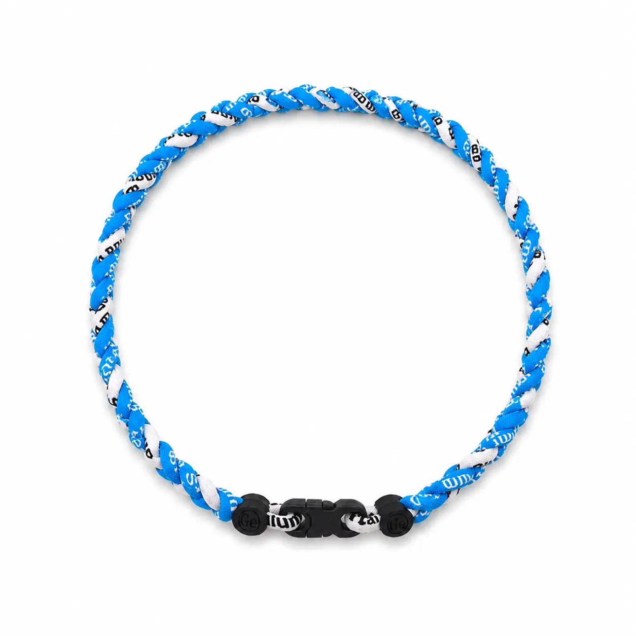 Tornado Braid Baseball Necklace for Players & Fans, 18 Inch 3-Color Triple Ropes with Secure Snap, Sporty Accessory for Game Days, Sports Look
