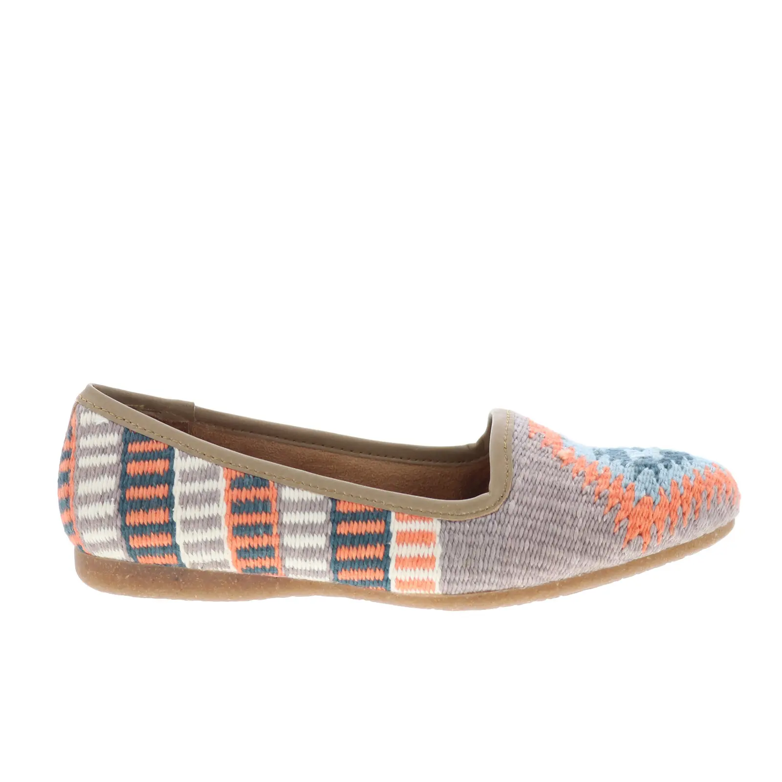 Born Giselle BR0020555 Womens Gray Mesh Slip On Ballet Flats Shoes