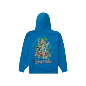 Supreme Lakshmi Zip Up Hooded Sweatshirt Bright Blue (men) by StockX
