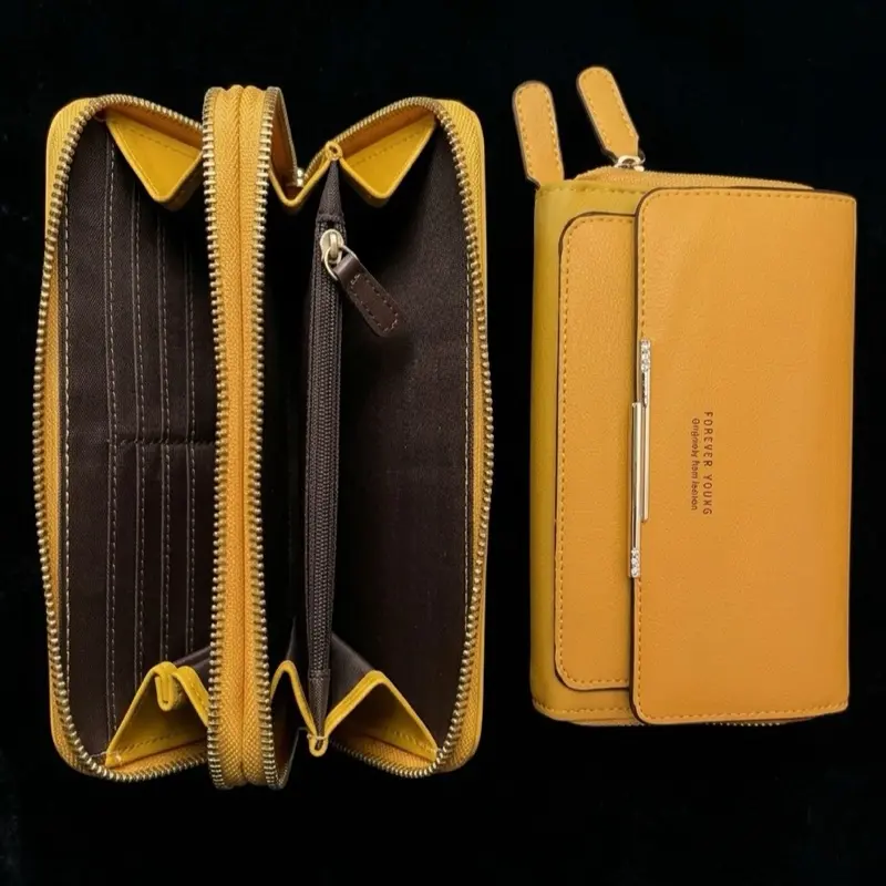 Forever Young Essential Crossbody Wallet – Mustard Gold