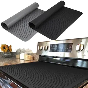 Foldable, Durable Electric Stove Top Cover, Kitchenware - Glass Top Silicone Stove Mat, Glass Stove Protector, Kitchen Extra Large Dish Drying Mat, Electric Stove Oven Cover Fireproof and Waterproof, Extra Large Electric Stove Cover Mat
