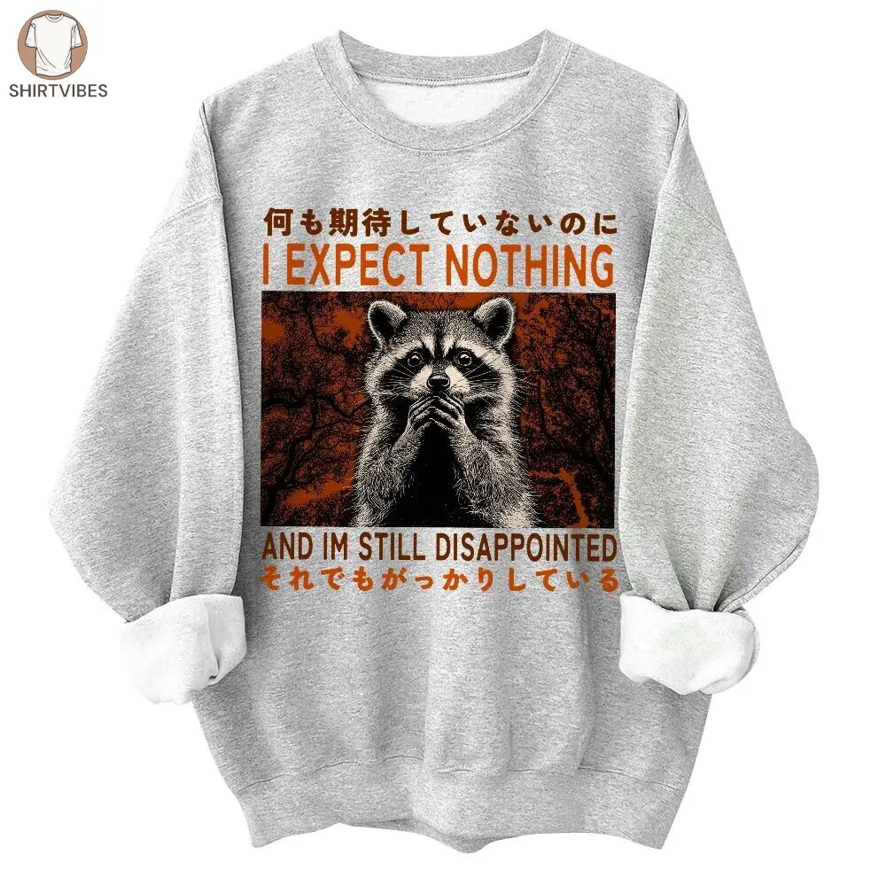 Kami Crew Japan Raccoon Disappointed Shirt, Animal Tokyo Japanese Weird Vintage Harajuku Style Unisex Shirt, Hoodie, Sweatshirt