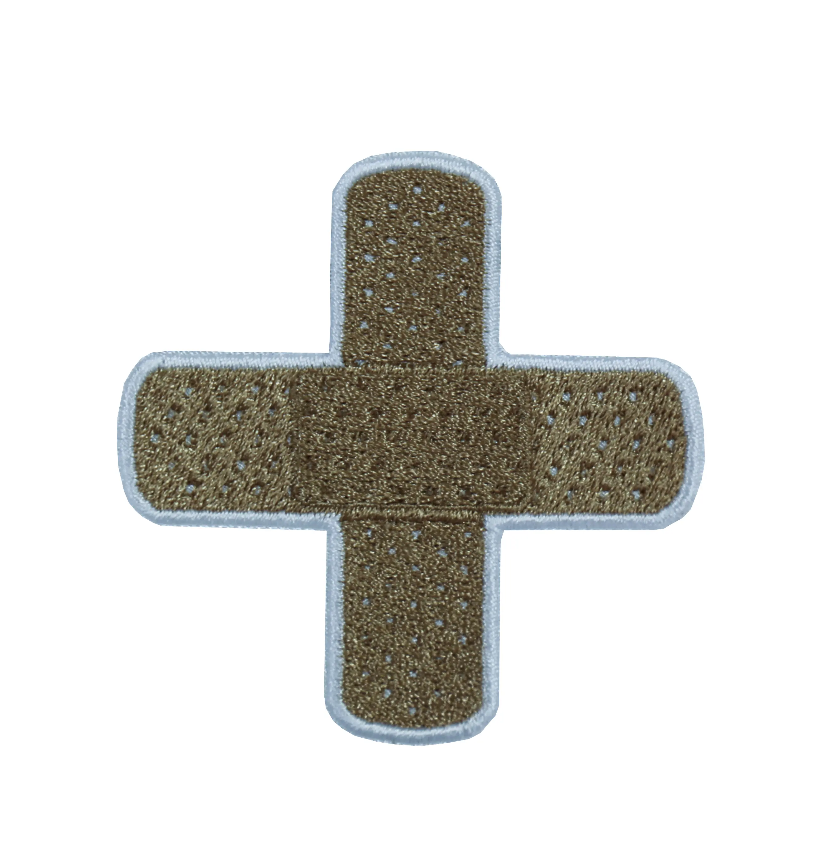 band-aid Embroidery Biker Patch