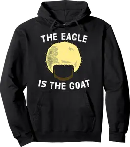 The Eagle Is The GOAT Design For Papakha Fans Pullover Hoodie - Tatyanata Shop 55B0BRX1YQR7