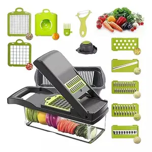 12-in-1 Mandoline Slicer for kitchen with Blade Protector 12-in-1 Mandoline Slicer for kitchen with Blade Protector
