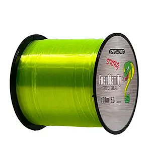High Strength Monofilament Fishing Line-2.84 Lbs to 39.24 Lbs-500 M-Yellow