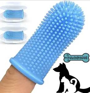 360º Dog Tooth Brushing Kit, Cat Toothbrush, Dog Teeth Cleaning, Dog Finger Toothbrush, Dog Tooth Brush for Small & Large Pets