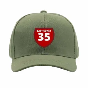 East Coast 35 Shield Emblem for Sale Hip-hop Hat Outdoor Adjustable Casual Hat Truck driver baseball cap