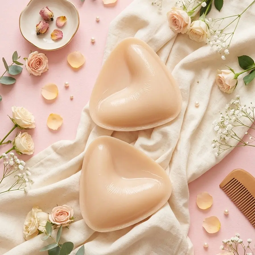 Push Up Sticky Inserts Ultra Lift Double Side Adhesive Bra Pads for Women Snowy Reusable Instant Boost Enhancers for Swimsuits Sports Bra8 Daily Wear Summer Bralette Womenswear Love