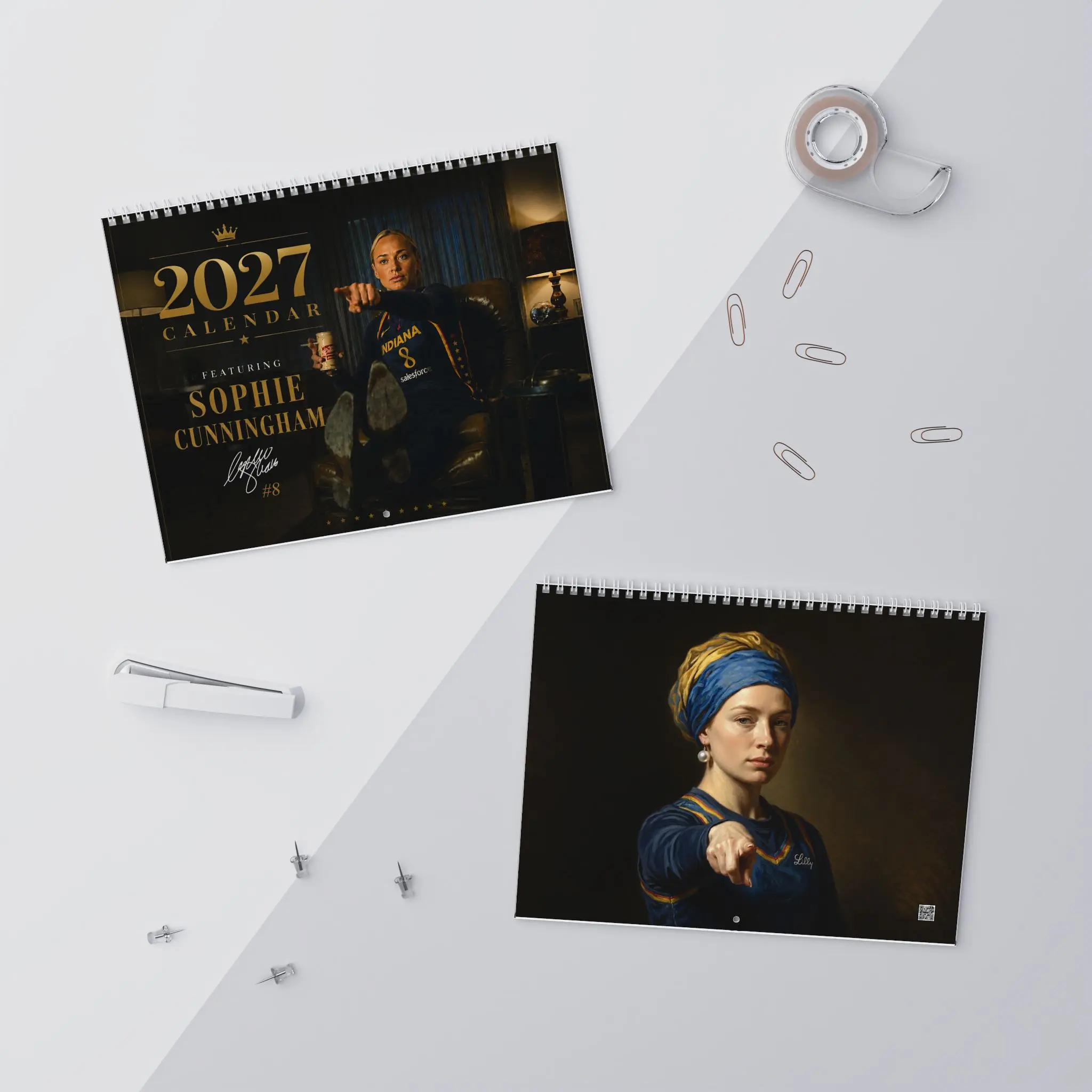 Sophie Pointing Meme 2027 Calendar, Funny Viral Character Calendar, Trendy Casual Gift For Fans