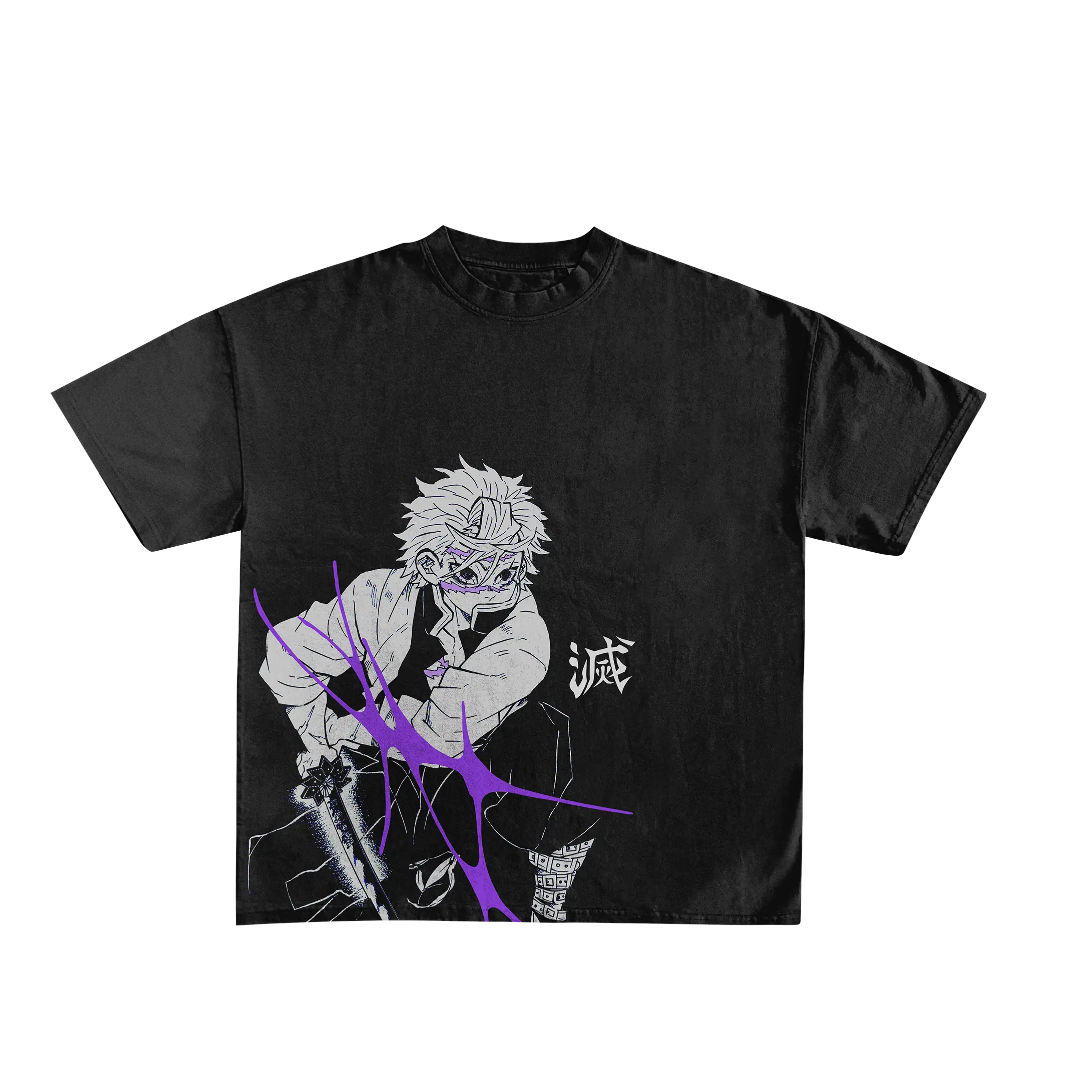 Demon Slayer's "Sanemi" Tee (Heavyweight)