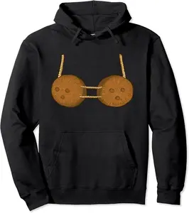 Funny Coconut Bra Summer Halloween Costume Womens Pullover Hoodie - Logantre Shop 96B0B3V3TJNK