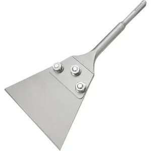 SDS Plus Floor Scraper Kit, 5" x 11" Tile Removal Tool for SDS Plus Chisel Rotary Hammer Drill, Carpet Removal Tool, Premium Carbon Steel  Great for Tile, Laminate, Epoxy Removal