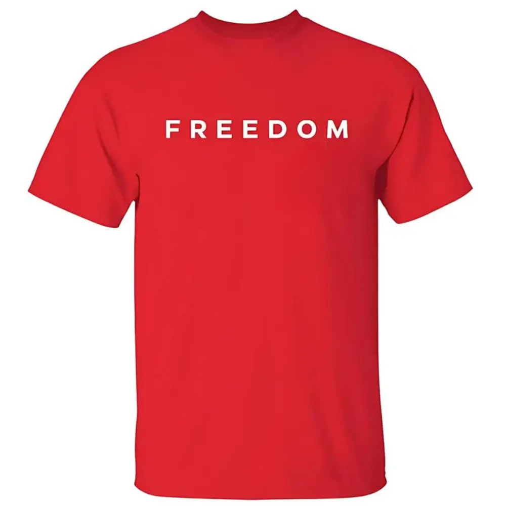 Freedom A True American Patriot Lengends Never Die Memorial T-Shirt, Shot Dead at Utah College Event Tee, Graphic Design Unisex Cotton T-shirt for Men for Women Menswear Womenswear graphic tees