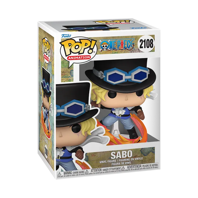 Funko Pop! One Piece - Sabo Attacking with Pipe #2108