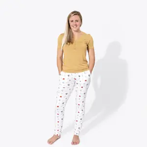Baseball Bamboo Women's Pajama Set Baseball Bamboo Women's Pajama Set