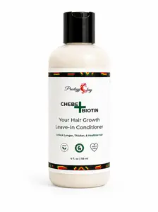 Chebe & Biotin Leave-In Conditioner for Coily and Curly Hair | Hydrating Moisture & Curl Definition Cream