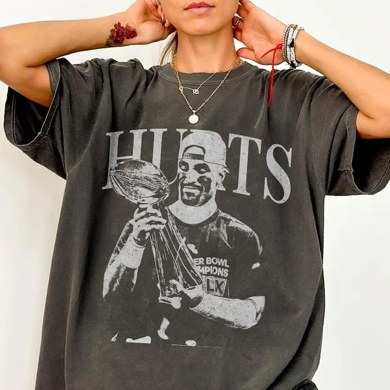 Vintage Jalen Hurts Philadelphia Football Shirt