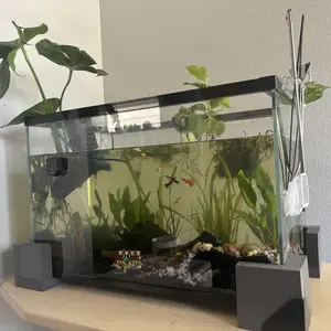 hygger Auto On Off LED Aquarium Light, Full Spectrum Fish Tank Light with LCD Monitor, 24/7 Lighting Cycle, 7 Colors, Adjustable Timer, IP68 Waterproof, 3 Modes for Freshwater Planted Tank