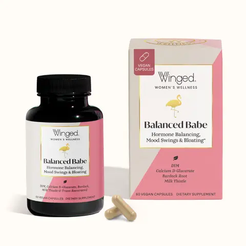 Balanced Babe Women's Hormone Balance Supplement - Milk Thistle, Burdock Root, for Bloating, Hormone Acne, Mood Swings - TikTok Edible Fitness Support