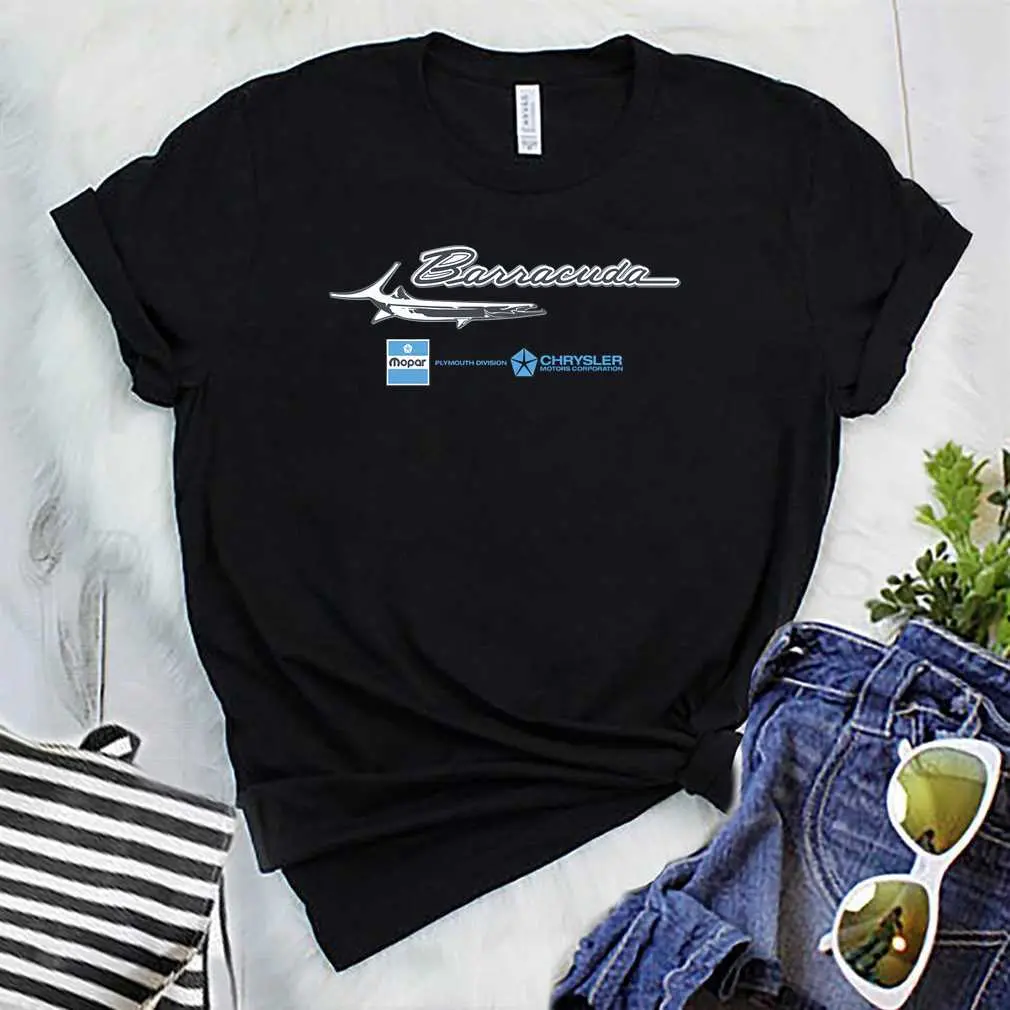 Plymouth Barracuda Logo Script T-Shirt