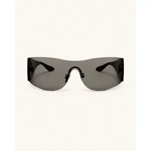 DEZI WRAP IT UP - Oversized Rimless Shield Sunglasses