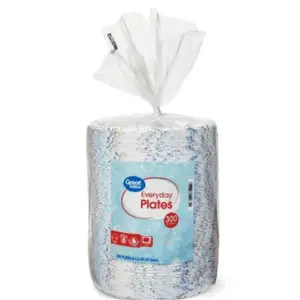 200 Count Everyday Disposable Paper Plates 8.5"