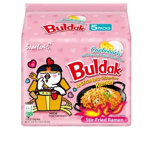 Buldak Spicy Chicken Noodle Carbonara Flavor- 5 Pack
