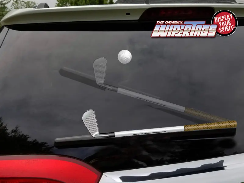 Golf Club and Ball WiperTag