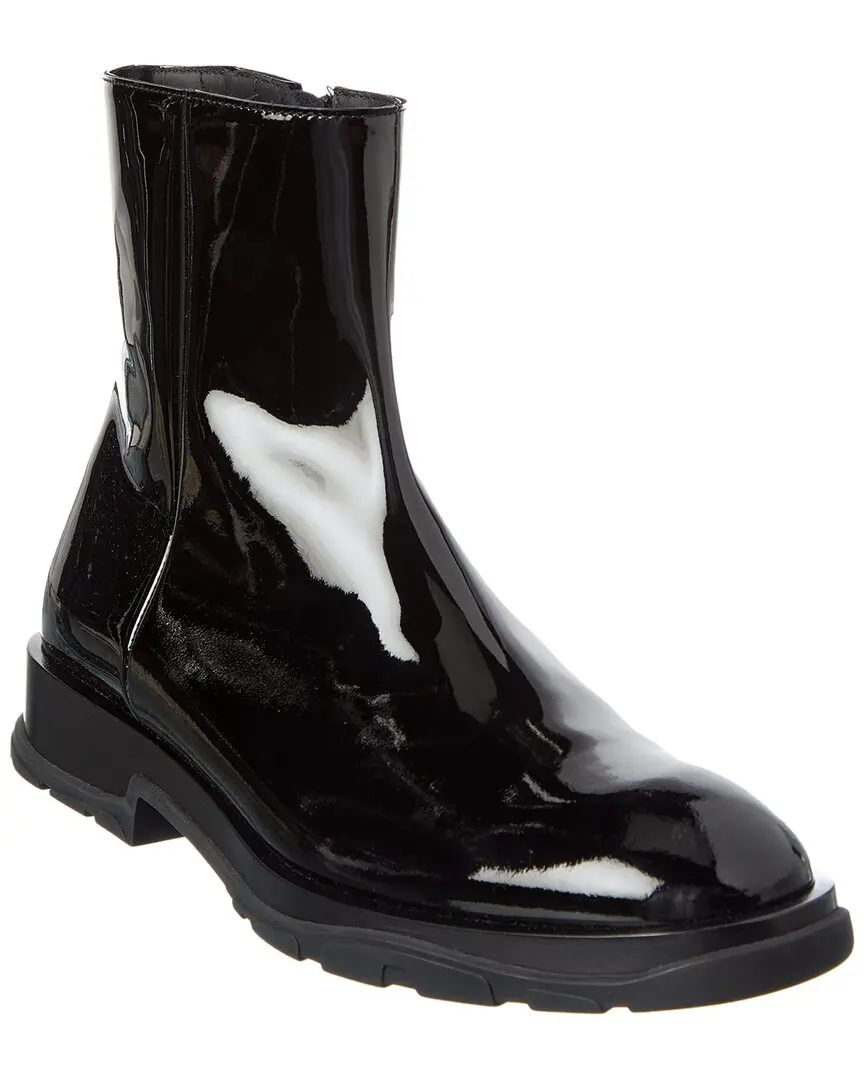 Alexander McQueen Tread Slim Half Leather Boot