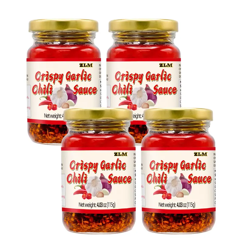 Umami Topping Crunchy Garlic with Chili Oil - 2 Pack 4.08 oz (115g) Each,Mild, Spicy  Flavor Umami Topping, Japanese Garlic Dip for Rice & Noodles,Versatile Garlic Dip & Sauce for Marinade powder