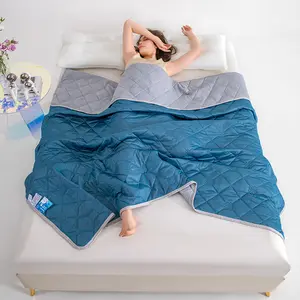 Luxury Cooling Blanket Ultra-Soft Skin-Friendly Temperature-Balancing Moisture-Wicking Double-Sided Quilted For All-Season Sleepers Machine Washable Bedding bedding