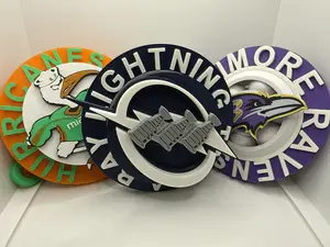 Custom Color Hype Spinner Chain Necklace – Sports Fan Statement Necklace, Fidget Jewelry