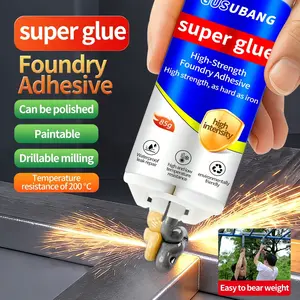 Super Glue Ab Strong Adhesive Casting Glue, Home Repair Kit, Seals Radiators Tanks Metal Iron Solar Water Pipes Leakproof Cold Welding Epoxy Patch