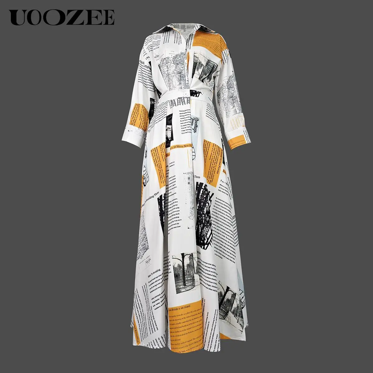 chinese dress ladies Summer Social Stain Pleated Cutout Waist Loose Midi Dress – roschic