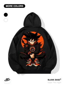 Classic Cartoon WuKong Street Print Loose Hoodie, Casual Breathable Sweatshirt for Men and Women, Trendy for Sports and Daily Wear