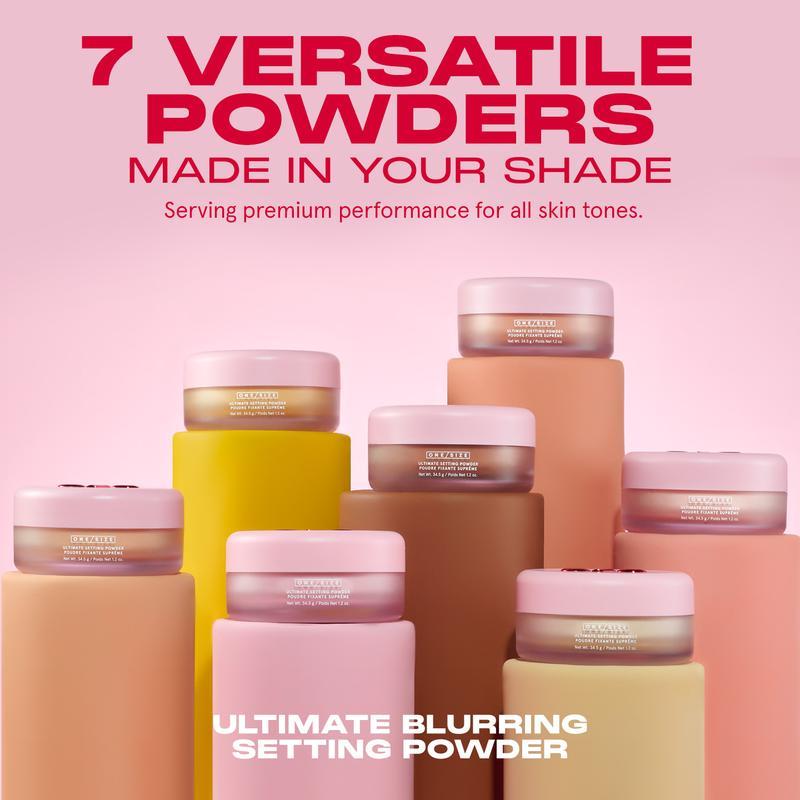 Ultimate Blurring Setting Powder Full Size 1.2 oz - 24-HR Shine Control, All-Day Wear, Blurring & Brightening Loose Powder