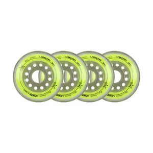 Labeda Roller Hockey Wheels - Union 76mm 76A Yellow (4-Pack)