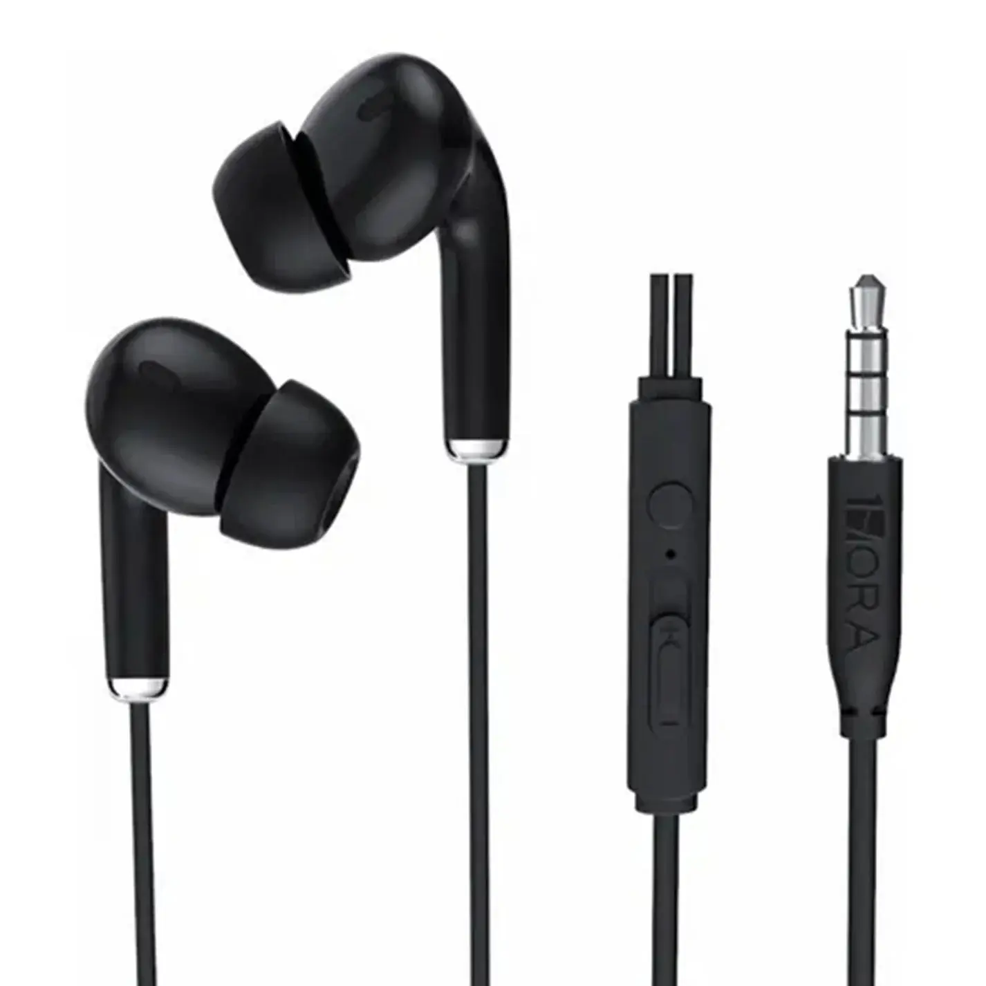 1HORA AUT123 Wired Earbuds with Mic, 3.5mm Wired Earphones, In-Ear Gaming Earbuds for Phones & Electronics Audio Use, Gaming Earbuds In-Ear Headphones