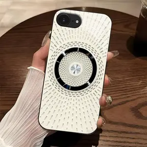 Perfect tech gift! Luxury Magnetic Phone Case for iPhone 16e, Sleek Geometric Design for Men & Women — 975