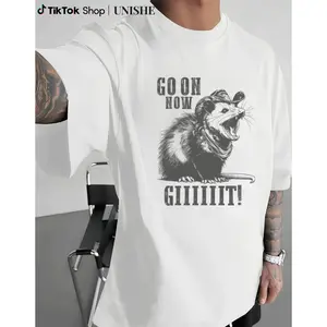 Vintage Cowboy Opossum Shirt – Unisex Western Crewneck Tee for Men and Women