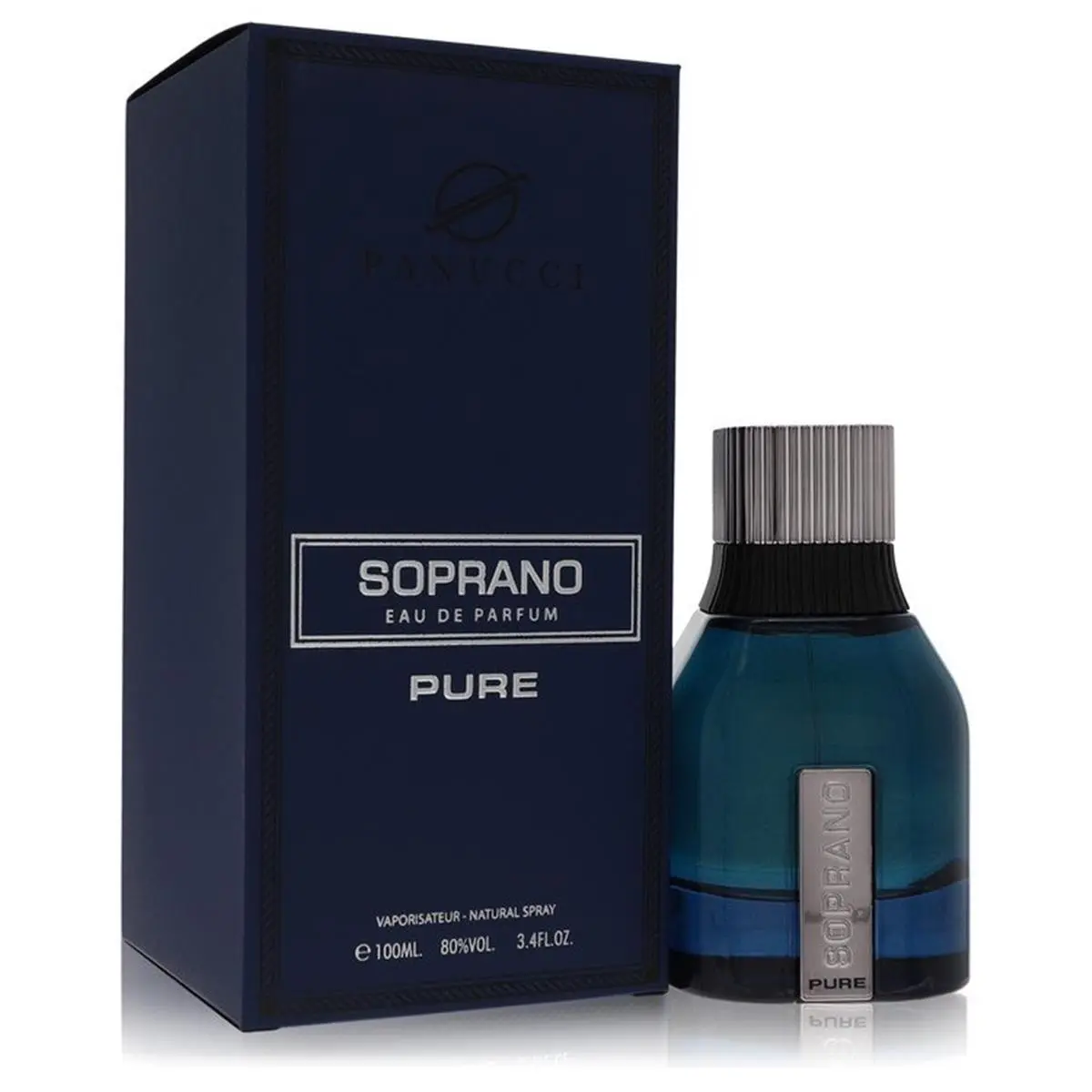Dumont Soprano Pure Eau de Parfum (EDP) for Men, Natural Scent Cologne Spray, Fragrance Parfum, 100 ml / 3.4 oz, Edp Cologne Spray