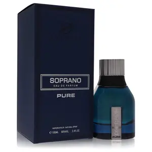 Dumont Paris Soprano Pure Men's Cologne, Eau de Parfum Spray with a Natural Scent, 100 ml / 3.4 oz