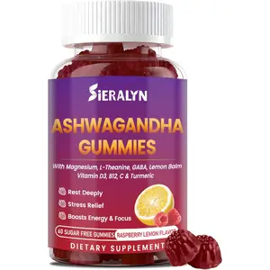 Ashwagandha Gummies 2000mg – Advanced Stress Relief Formula with L-Theanine, GABA, Magnesium & Vitamins – Sugar-Free & Vegan Mood & Immune Support Supplement – Non-GMO Daily Vitality Formula for Men & Women