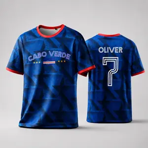 Personalized Cape Verde 2026 Soccer Jersey – Custom Cabo Verde Football Shirt with Name & Number, National Team Fan Apparel