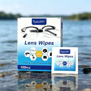 100 Count Individually Wrapped Lens Wipes, Multi-Purpose Cleaner for Glasses, Cameras, Goggles | Streak-Free, Anti-Scratch, Anti-Fog, Dust & Smudge Remover